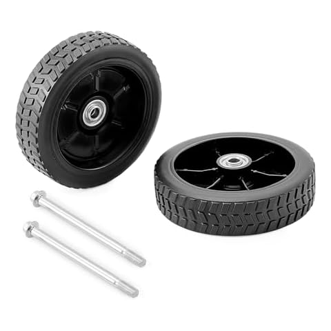 Oklagarden KIT0138 Grill Replacement Wheels for Traeger Wheels Traeger Pro 22 Pro 34 Pro 575 Pro 780 Traeger BBQ Wheel Parts Eastwood 22 34 Bronson 20 Renegade Pro Ridgeland Large Wheels 7 Inch Cover