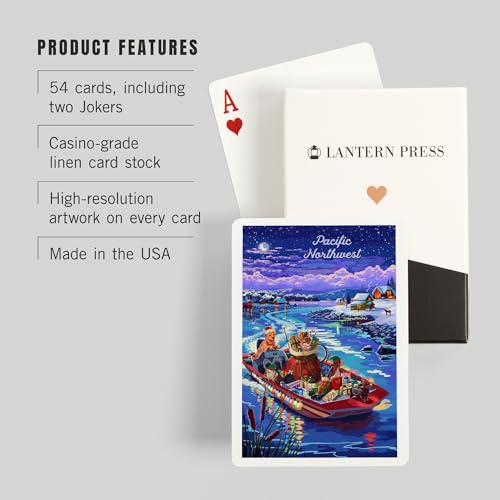 Lantern Press Baraja de Póker Pacific Northwest, 52 cartas miniatura 3