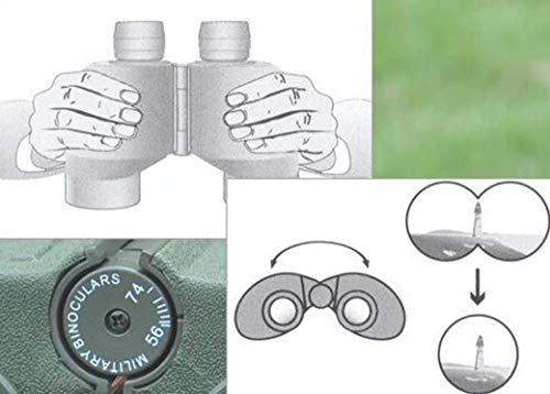 Binoculares 8x30 HD para adulto con prisma BAK4 miniatura 6