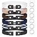 Price comparison product image QEEYON Elastic Belt No Buckle Belt, 6 pack Buckle Free Belts for Women Men, Adjustable Stretchy Belt No Show Belt for Jeans Pants Dress, Quick Release Comfort Not tight Belt