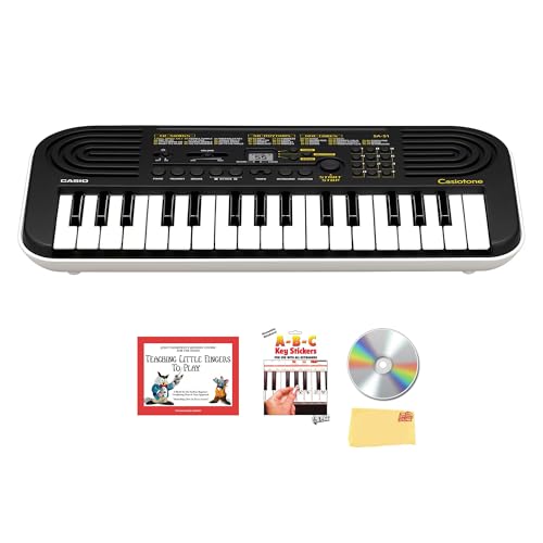 Casio Casiotone SA-51 32-Key Mini Keyboard - Black Bundle...