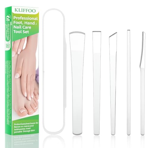 5pcs Pedicure Knife Set For Feet Dead Skin Corn Foot Callus Remover, Ingrown Toenail Removal, Manicure & Pedicure Knife with Box, Sharp Blades , Dead Skin Remover Foot Rasp for File and Lifters