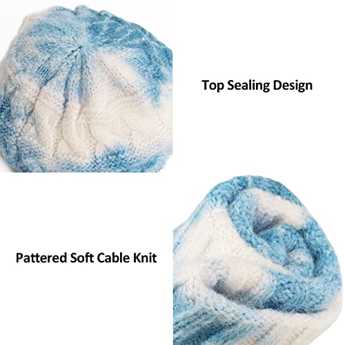 ViGrace Kids Winter Knit Hat Warm Fleece Lined Hats Children Cable Baby Beanie Skull Cap for Girls Boys4