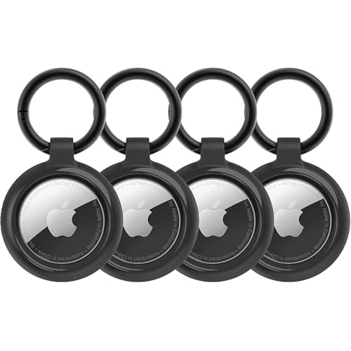 OtterBox Sleek Tracker Case for Apple AirTag (4 Pack) – Black
