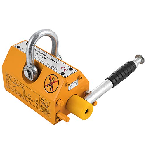 SHZOND Magnetic Lifter 880LBS Crane Hoist Lifting Magnet Neodymium Iron 400KG Metal Lifting
