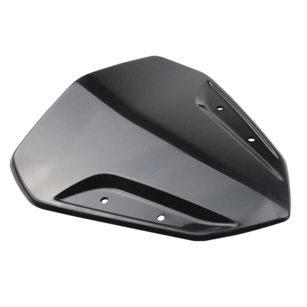 Saute-vent moto pour trajets quotidiens en Yamaha NVX 155 bulle de protection noire