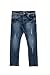 X RAY Boys Distressed Jeans (2T-16), Elastic Waist Biker Moto Distressed Ripped Denim Jeans for Boys & Colored Pants, Blue - Minor Rips, 3T
