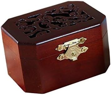 Miniatura 7 de WESTONETEK Caja Musical de Madera Tallada con Mecanismo Vintage de Cuerda, Caja de Música para Regalo de NavidadCumpleañosDía de San Valentín,