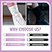 Glitopper 3 Pairs Glitter Rhinestone Figure Skating Socks Ice Skating Socks for Women Fashion Short Sock for Sports Dance (Black White Pink,Bow)