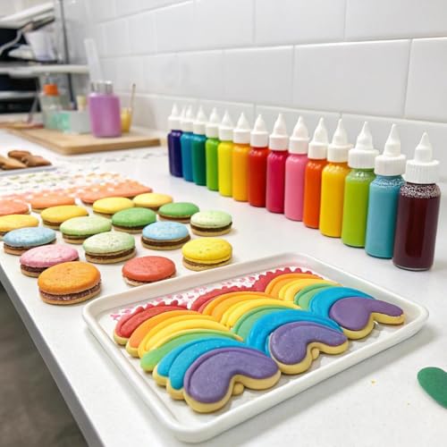 image for SigWong Gel Food Coloring - 15 Colors Flavorless Gel Based Food Color 