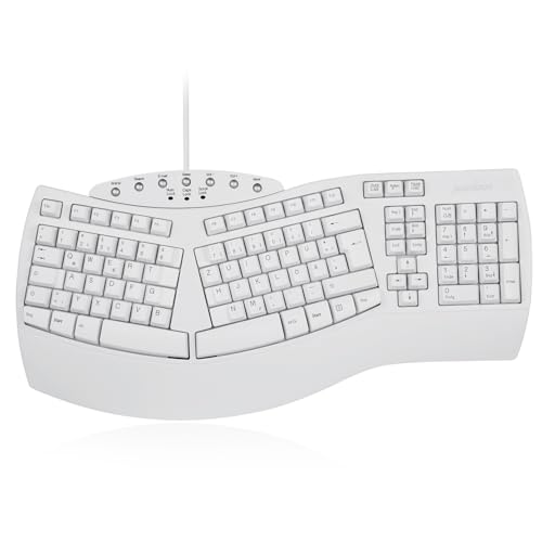 Clavier QWERTZ Perixx Periboard-512 avec Touches Membrane Blanches