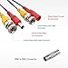 ANNKE (4) 150 Feet Video Power Cable for Security Camera System, All-in-One BNC Extension Surveillance Camera Cable for CCTV Security DVR System Installation, Free 4 x BNC Connectors Included