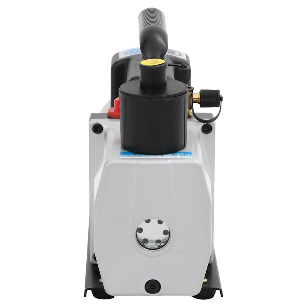 2-Stufige Vakuumpumpe 50 L/Min für Klimaanlage Kältemittel, Unterdruckpumpe mit Aluminiumgehäuse und Ölschauglas, geeignet für Kühlsysteme und Vakuumverpackung