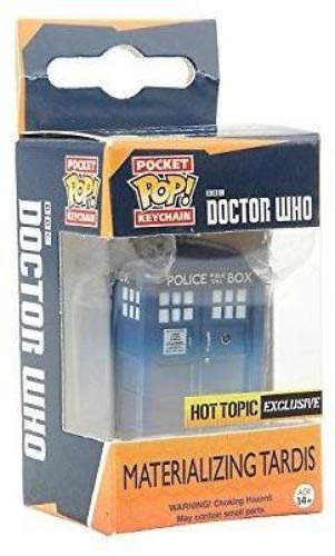 Porte Clé Doctor Who Tardis Funko Pop Pocket figurine de collection de 4cm pour fans