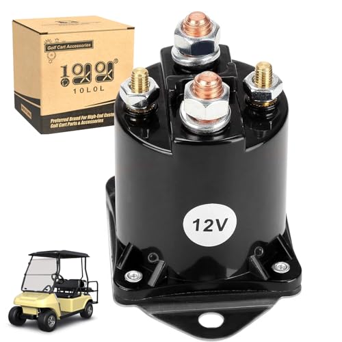 10L0L Golf Cart 12V Solenoid for Club Car DS & Precedent Gas 1984-up Replace OEM 1013609 1117