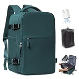 SZLX Mochila De Vacío Con Bomba Equipaje De Mano Mujeres, Mochila Viaje Cabina Avion 40x30x20 Mujer Ryanair Wizz Air, Mochila De Viaje Tamaño Cabina Impermeable Maleta De Vacío Para Hombres