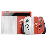 Skinit Decal Gaming Skin Compatible with Nintendo Switch OLED (2021) - Singapore Flag Distressed Design