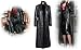 Sheepking Leathers Women's Original Leather Trench Coat Black Long Coat Duster Overcoat (as1, alpha, xx_l, regular, regular)