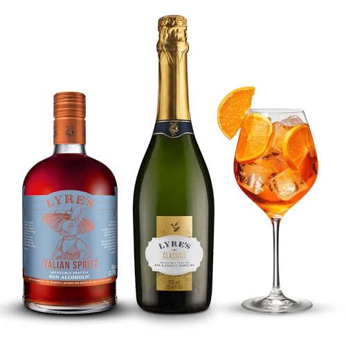 Lyre's Amalfi Spritz Grande Set, Non-Alcoholic Spirit Set (Pack of