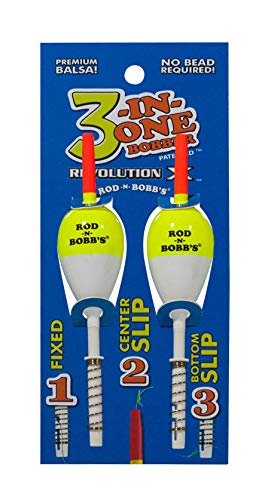 3-in-One Revolution X 1 Inch Oval Stick Bobber - 2 Pack