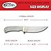 Szco Supplies Drop Point Blade Hunting Knife, 8.5-Inch