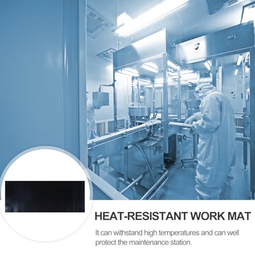 Image of WOONEKY Anti-Static Workbench Mat for Electronics Repair Heat-Resistant Work Pad for Soldering Station ESD Desk Mat 39.37 X 15.74 X 0.07 in 1Pc
