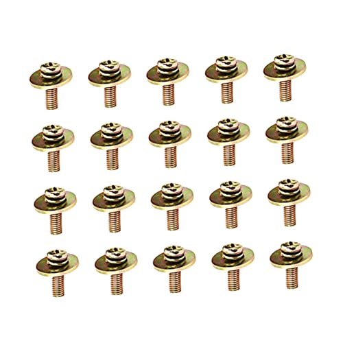 BESTonZON 20 piezas de ganchos para tensión de caja, tornillos de montaje metálicos para batería, adecuados para caja, bombo y tom miniatura 1