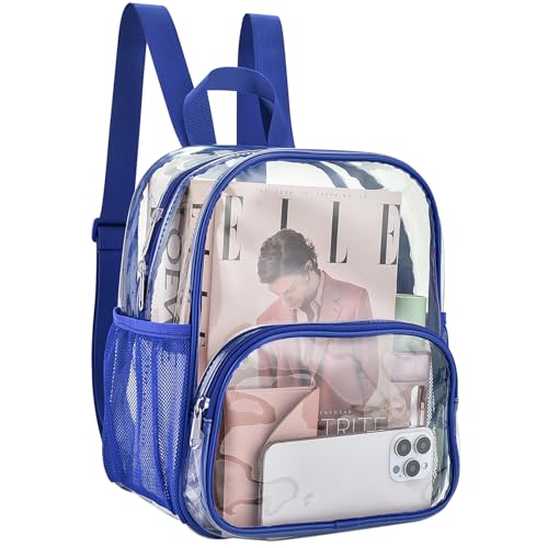 Image of Busiuw Royal Clear Backpack 12x12x6, Modern Women's Concert Sport Fashion Work Travel Backpack