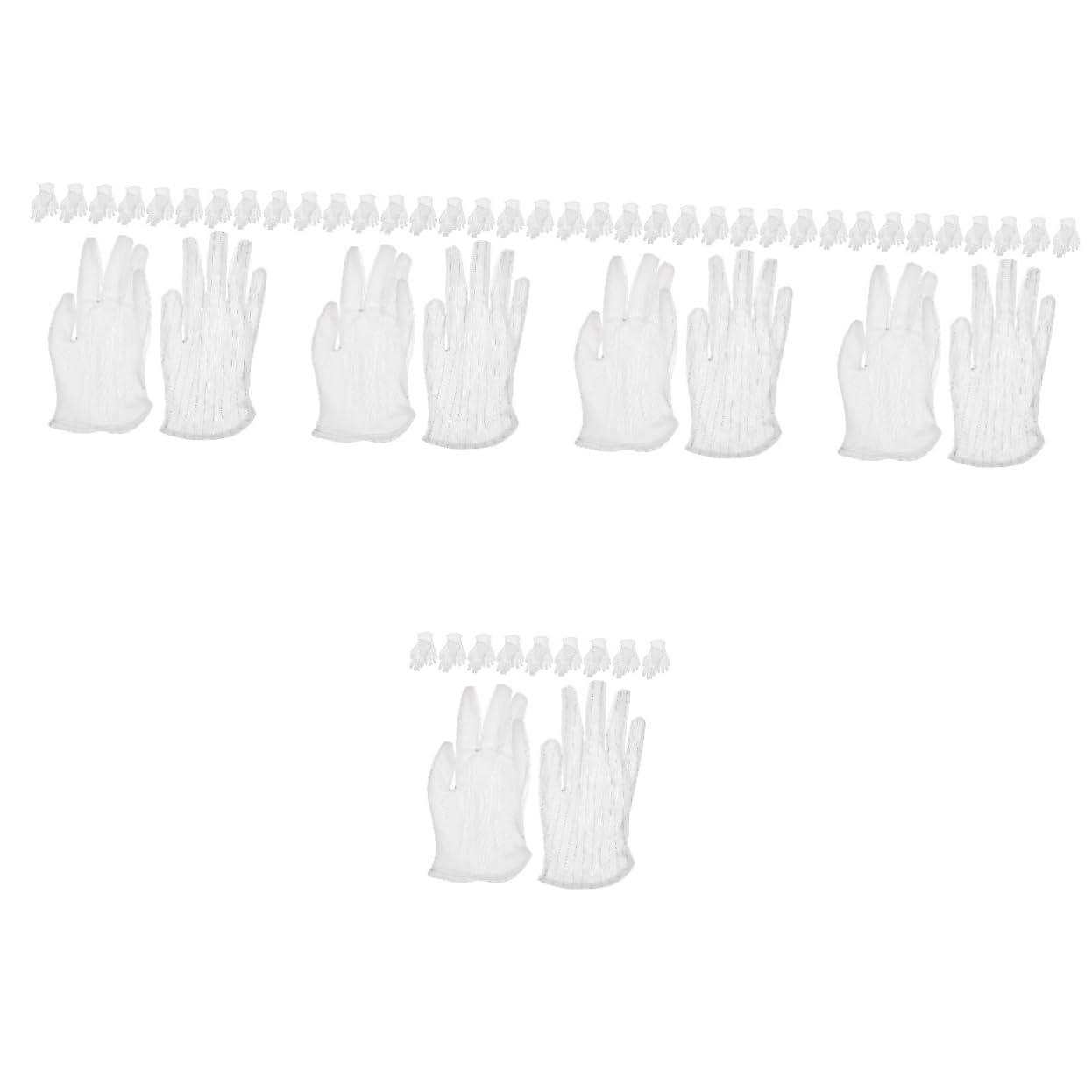 Angoily 50pares Guantes Multipropósito De Antiestática Para Inspección De Joyería y Relojes y Lavables Perfectos Para Limpieza y Trabajo Manual