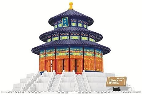 Beijing Temple of Heaven Blocks 1052 Pcs Set in Huge Gift Box !! World's Great Architecture Series
