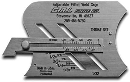 Adjustable Fillet Weld Gauge GAL-3