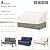 Bitubi Waterproof Patio Sofa Cover, Heavy Duty 3-Seater Outdoor Couch Cover Size Up to 79W x 38D x 35H Inches, Lawn Patio Furniture Covers with Air Vent (Beige)