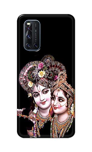 Image of PRINTFIDAA� Printed Hard Back Cover Case for Vivo V19 Back Cover (Radha Krishna) -2808