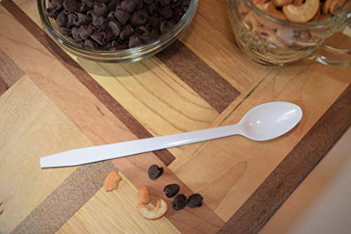 100 Pack | Banana Split Boats/Ice Cream Sundae Bowls - Includes 50 12oz dishes, 50 8 oz dishes, PLUS 50 Sundae Spoons