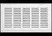 20" X 10 Steel Return Air Filter Grille for 1" Filter - Fixed Hinged - Ceiling Recommended - HVAC Duct Cover - Flat Stamped Face - White [Outer Dimensions: 22.5 X 11.75]