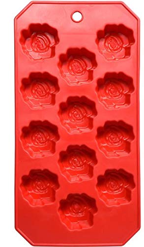 Molde de Silicona Easy Flex para Cubitos de Hielo Corazón Rojo miniatura 3