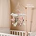 Deer Baby Mobile Girl Butterflies Nursery Mobile Baby Shower Gift Flowers Baby Mobile