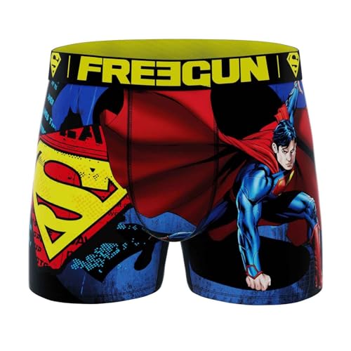 FREEGUN DC Comics Herren Boxershorts Superman Logo, Big DC25, XL