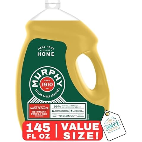 JOEY'Z 145oz Murphys Oil Soap Wood Floor Cleaner - Murphys Oil Soap Wood Cleaner, Murphys Wood Cleaner, Murphy Soap - The Ultimate Floor and Wood Soap by Murphys - Bundle Decal Cover