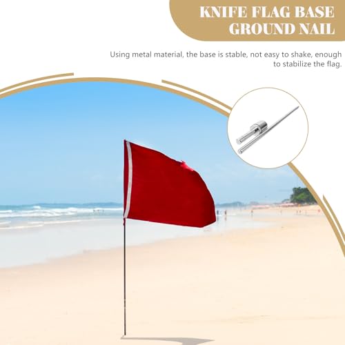Socle de drapeau de plage facile à installer et ranger