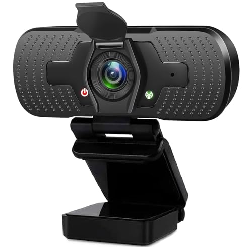 Periféricos, Personal Computer Límite-MX Webcam con micrófono, cámara Web HD 1080p on Cubierta de Privacidad, Micrófono Reductor de Ruido y Corrección de iluminación Automática, para...