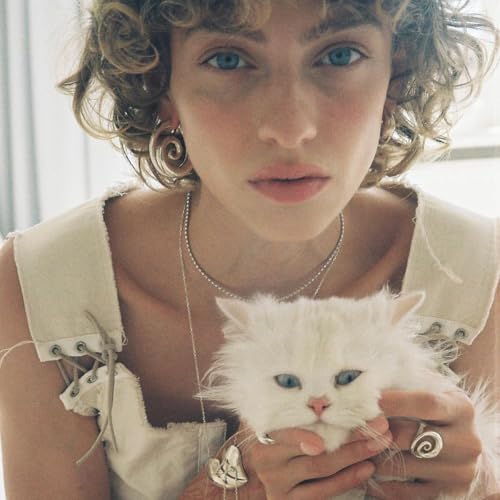 Sea Wave Spiral Hoop Earrings for Women Stainless Steel 18K Golden Plated Swirl Chunky Round Huggie Hoops Earring Fashion Birthday Jewelry Gifts Holiday3