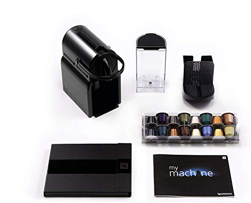 Image of Nespresso Inissia Coffee Capsule Machine, Ruby Red by Krups