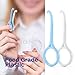 JMU Aligner Remover Tool, 2 Colors Clear Aligner Removal Tool, Braces Removal Kit, Blue and White (2 Pack)