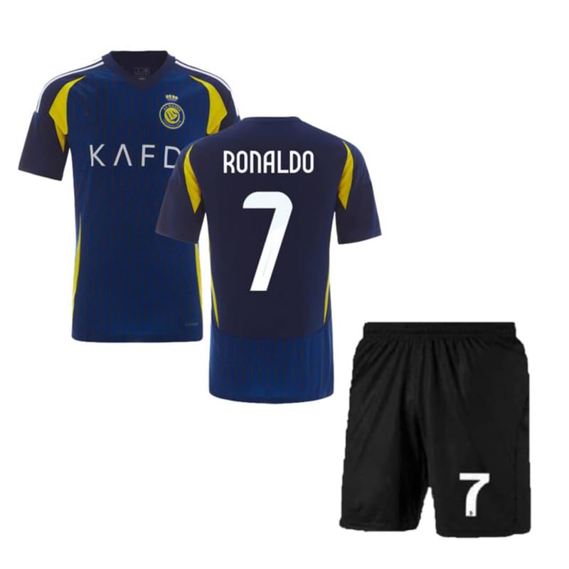 Image of Ronaldo 7 Jersey with Shorts for (Kids,Boys & Men)