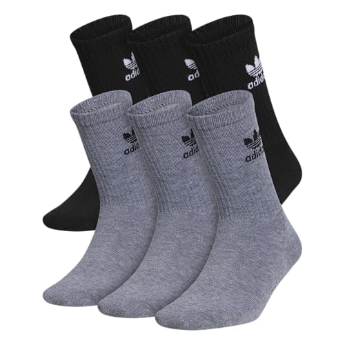 adidas Originals Unisex child Athletic Cushioned Crew Socks OG (6 pairs) durable breathable