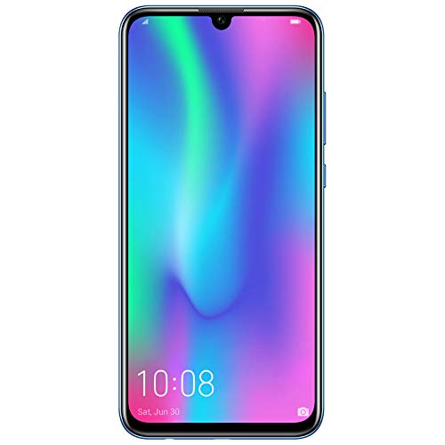 Honor 10 Lite - Smartphone (Pantalla de 6,21’’, Cámara dual 13 MP+2 MP, frontal 24 MP, 3GB RAM, 64 GB, Dual SIM, Honor Flip Protective Cover), Azul [Versión española, Exclusivo Amazon]