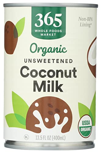 365 By Whole Foods Market, Organic Coconut Milk, 13.5 Fl Oz #TOP10
