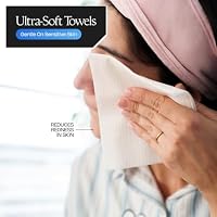 Cleo Health & Beauty Disposable Face Towels, Extra Thick Face Cloths, 50 Ct — image 5