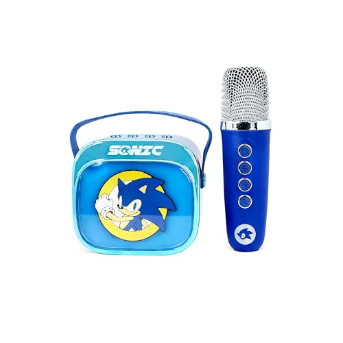 Mini haut-parleur de karaoké Sonic avec microphone Bluetooth et LED - 2